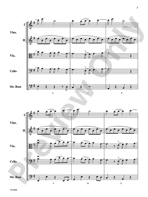 Bring Me to Life – String Orchestra Conductor Score & Parts (Digital Download)