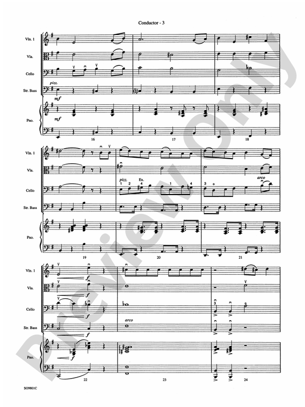 You're a Mean One, Mr. Grinch (Grade 1) - String Orchestra Conductor Score & Parts (Digital Download)