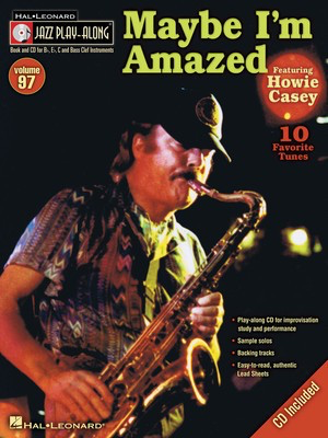 Maybe I'm Amazed - Jazz Play-Along Volume 97 - Various - Bb Instrument|Bass Clef Instrument|C Instrument|Eb Instrument Hal Leonard Lead Sheet /CD