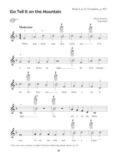 Alfreds Kids Ukulele Course Christmas Sngbk