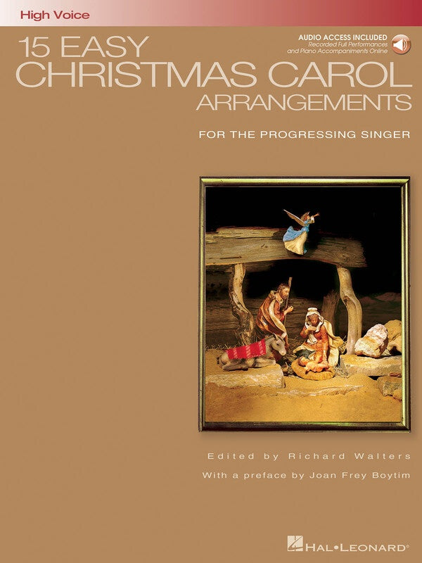 15 Easy Christmas Carol Arrangements - High Voice - Hal Leonard