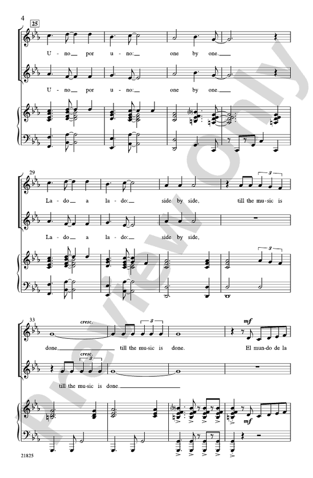 La Musica (The Music) – 2-Part Choral Octavo (Digital Download)