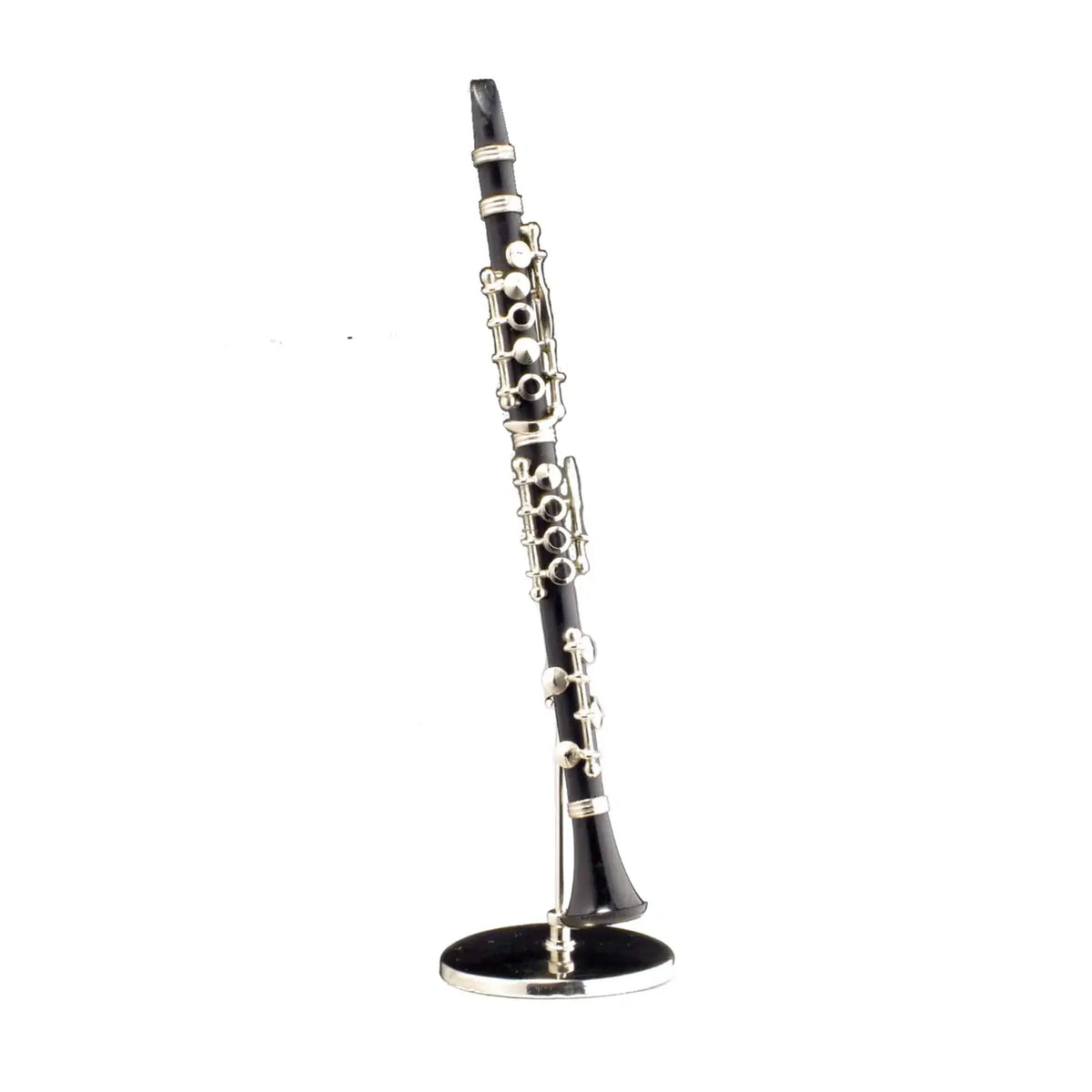 Miniature Clarinet Black with Stand in Black Case