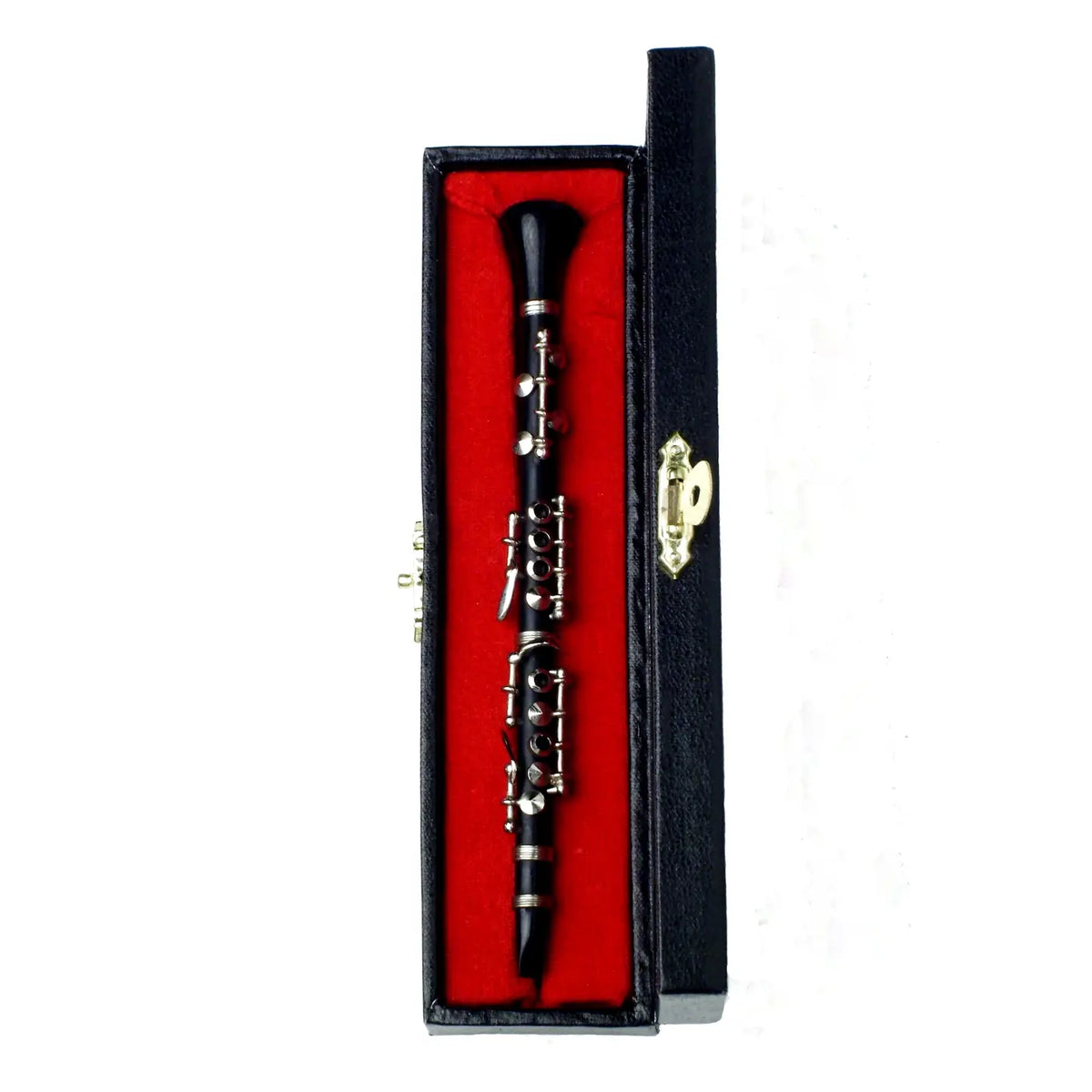 Miniature Clarinet Black with Stand in Black Case