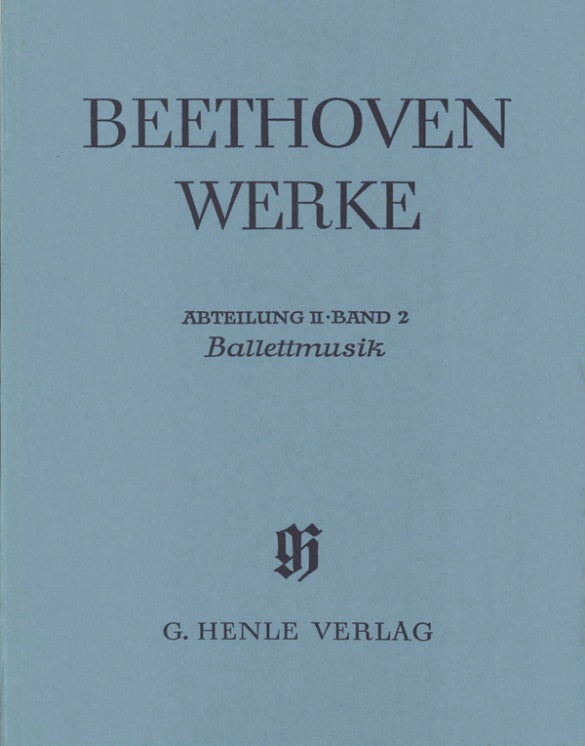 Beethoven - Ballet Music Bound Edition - Full Score Henle HN4052