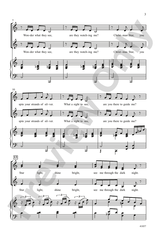 Christmas Star – SSA Choral Octavo (Digital Download)