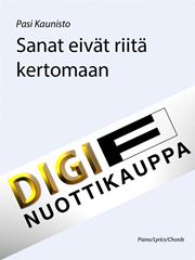 Sanat eivät riitä kertomaan - Piano Solo (Digital Download)