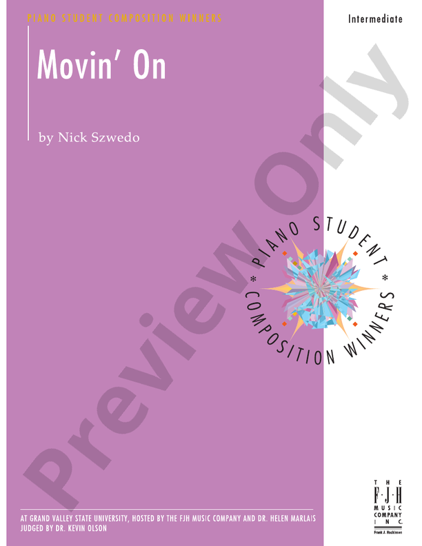 Movin' On - Piano (Digital Download)