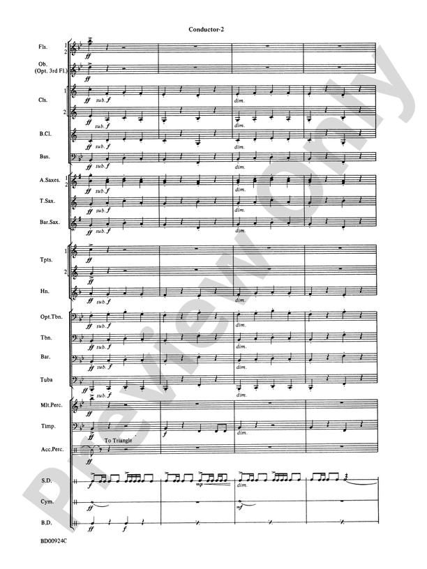 Affirmation Overture - Concert Band Conductor Score & Parts (Digital Download)