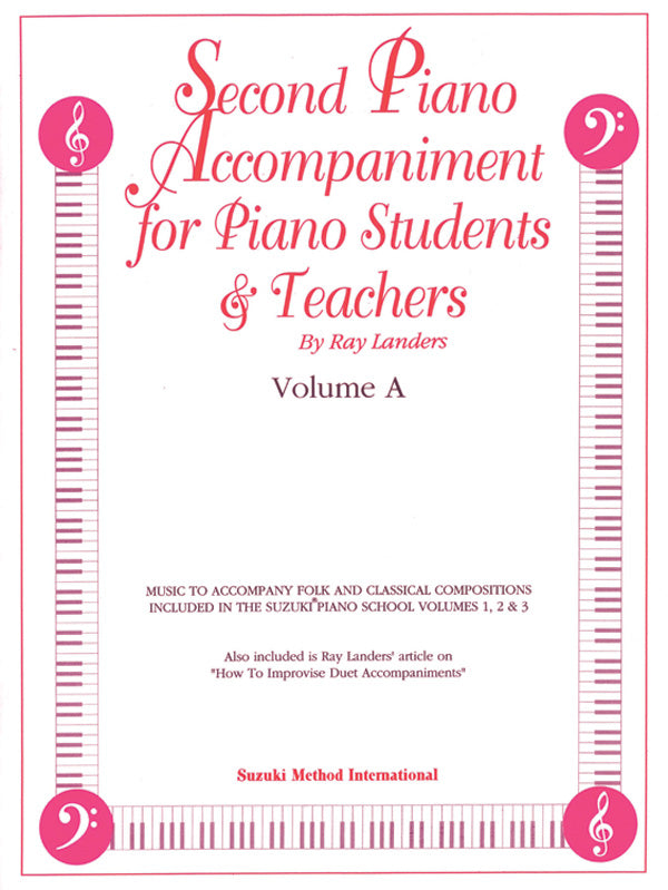 Second Piano Accompaniments Volume A