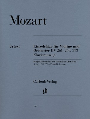 Single Movements K 261 269 and 373 Vln/Pno