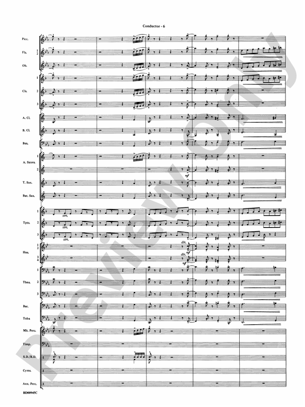 Okeanos - Concert Band Conductor Score & Parts (Digital Download)