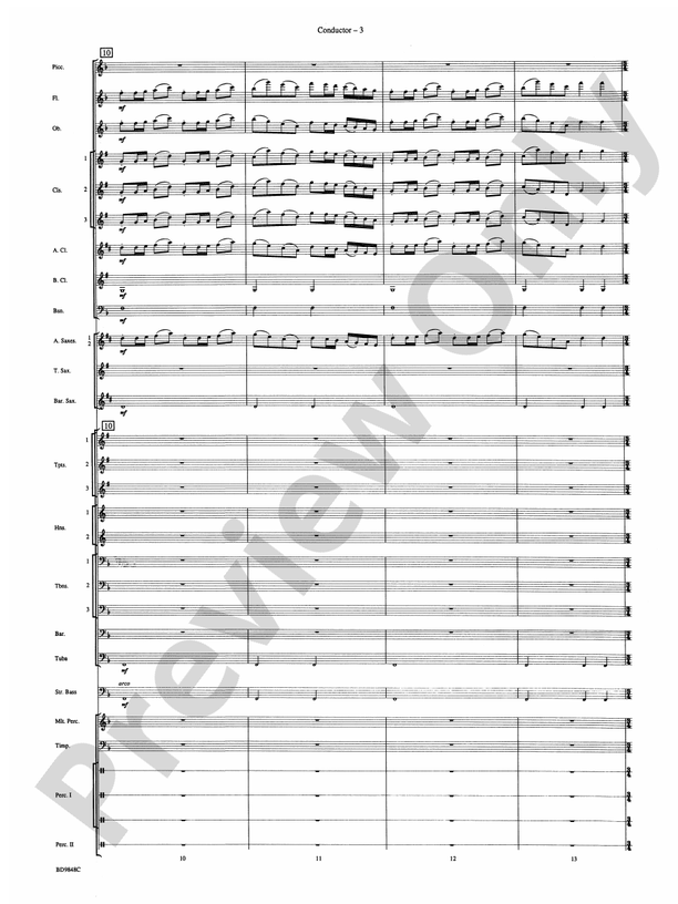 Shivaree - Concert Band Conductor Score & Parts (Digital Download)