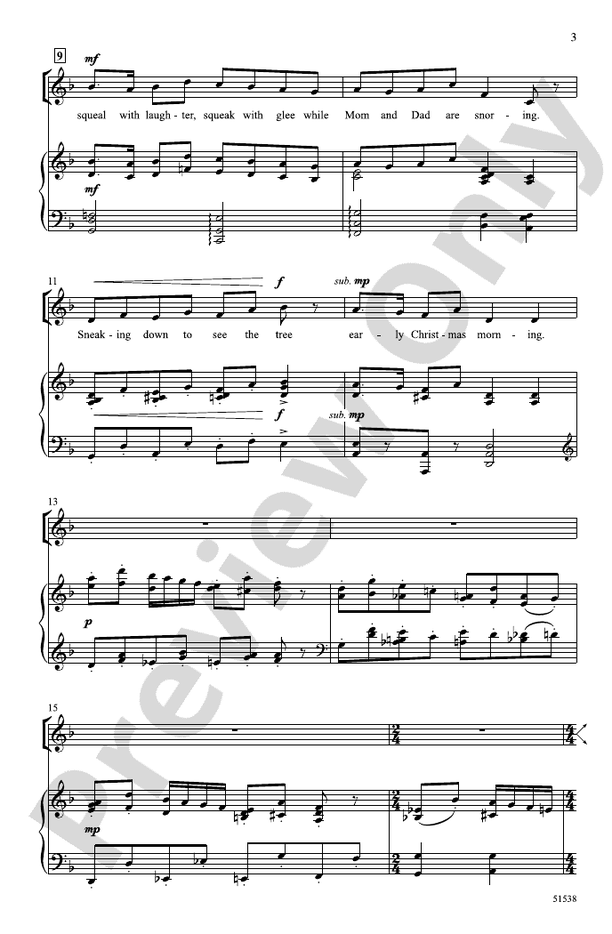 Early Christmas Morning - 2 Part Treble Choral Octavo (Digital Download)
