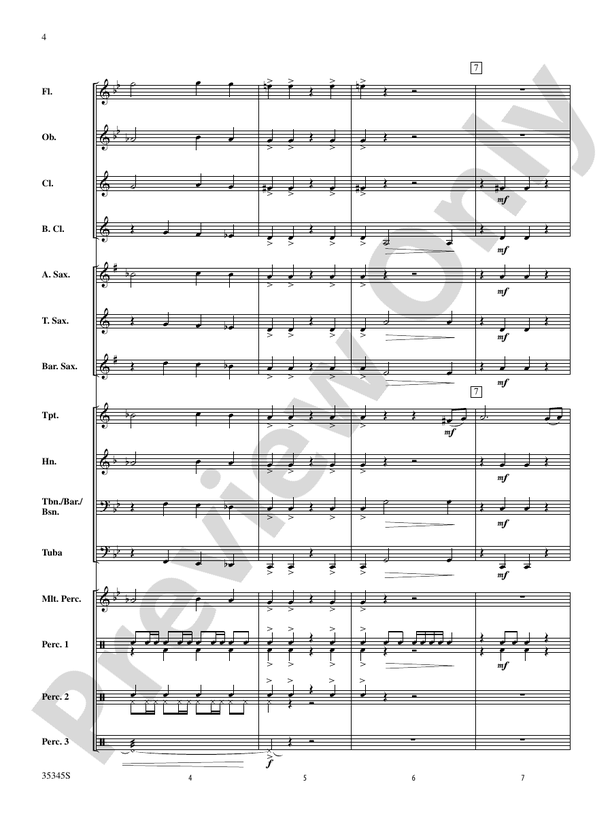 Plaza de Toros (Grade 1) - Concert Band Conductor Score & Parts (Digital Download)