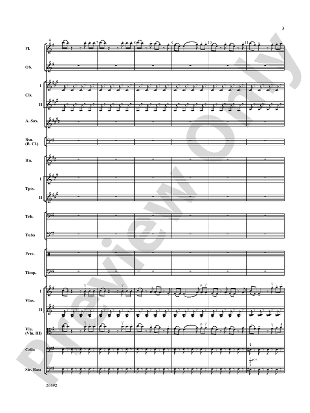 The Barber of Seville (Overture) – Full Orchestra Conductor Score & Parts (Digital Download)