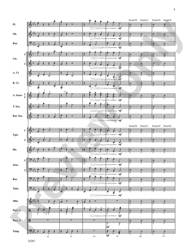 Kinder Symphony - Concert Band Conductor Score & Parts (Digital Download)