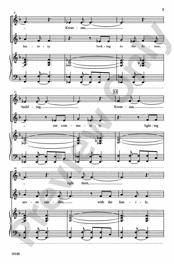 Harambee: A Song for Kwanzaa - 2-Part Choral Octavo (Digital Download)