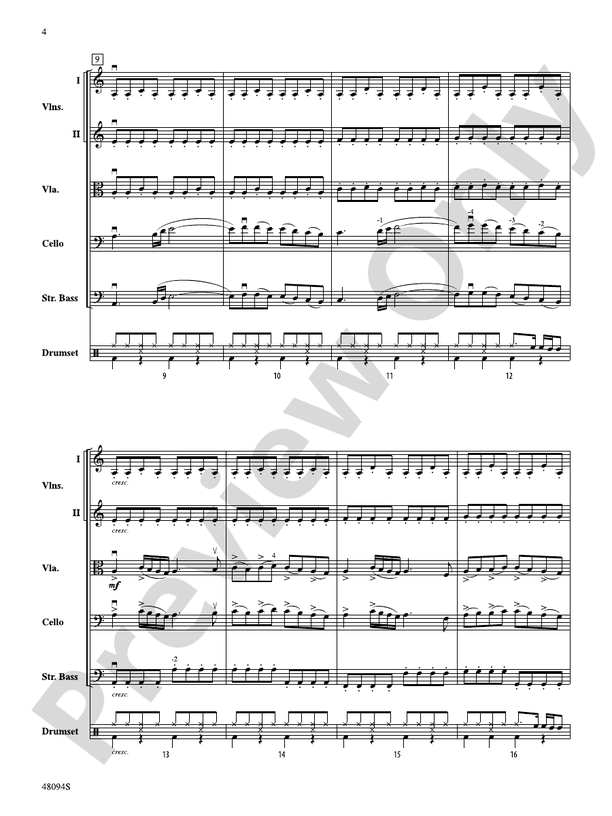 Rockin' 67 Blues - String Orchestra Conductor Score & Parts (Digital Download)