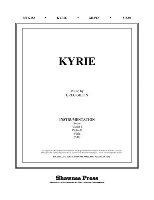Kyrie - Greg Gilpin - Shawnee Press Score/Parts