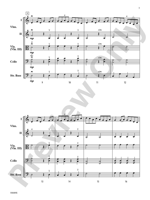 Wolfpack Reel – String Orchestra Conductor Score & Parts (Digital Download)