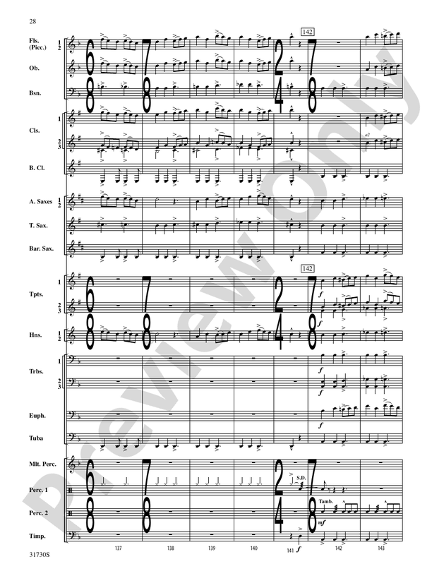 They Shall Run and Be Free - Concert Band Conductor Score & Parts (Digital Download)