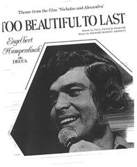 Too Beautiful To Last - Engelbert Humperdinck - PVG (Digital Download)
