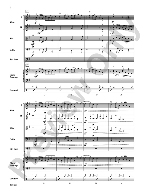 Cascade – String Orchestra Conductor Score & Parts (Digital Download)