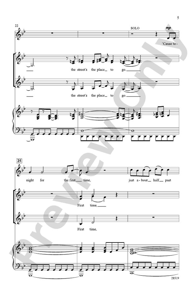 It's Raining Men – SSA Choral Octavo (Digital Download)
