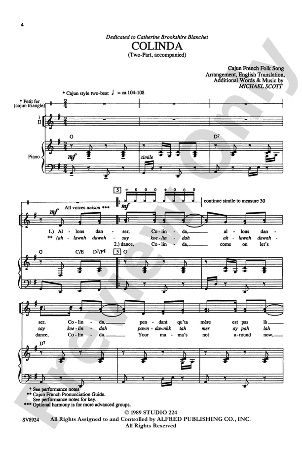 Colinda – 2-Part Choral Octavo (Digital Download)