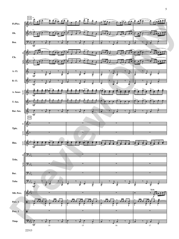 In the Groove - Concert Band Conductor Score & Parts (Digital Download)
