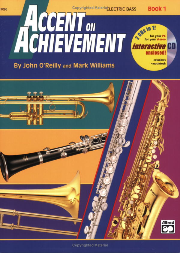 Accent on Achievement Bk 1 Electric Bass Bk/Cd