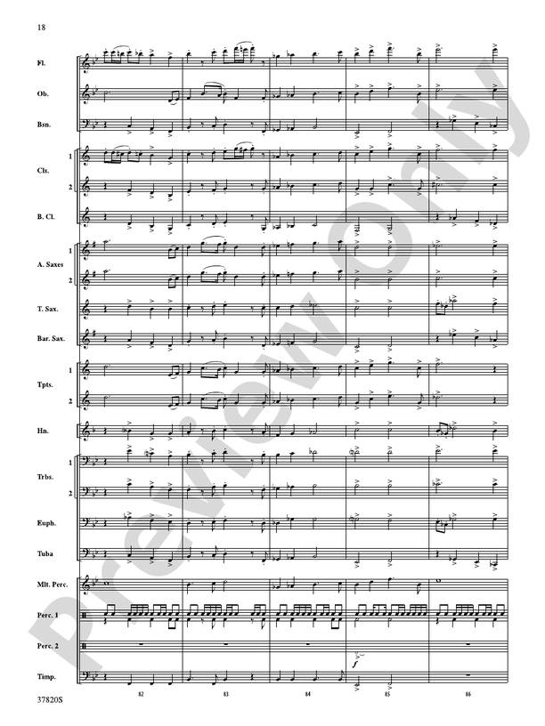 Wings - Concert Band Conductor Score & Parts (Digital Download)