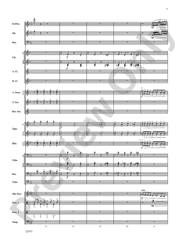 In the Groove - Concert Band Conductor Score & Parts (Digital Download)