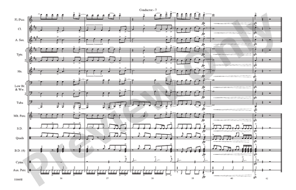 Any Way You Want It (Arr. Ralph Ford) – Marching Band Conductor Score & Parts (Digital Download)