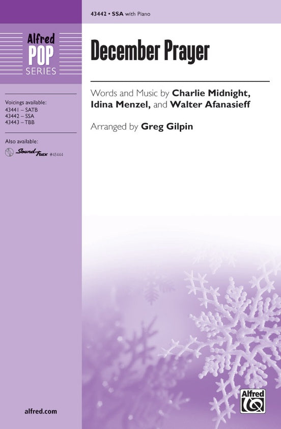 December Prayer – SSA Choral Octavo (Digital Download)