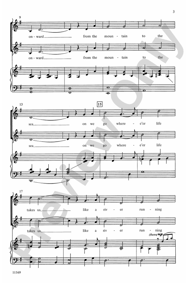 Like a River – 2-Part/SSA Choral Octavo (Digital Download)