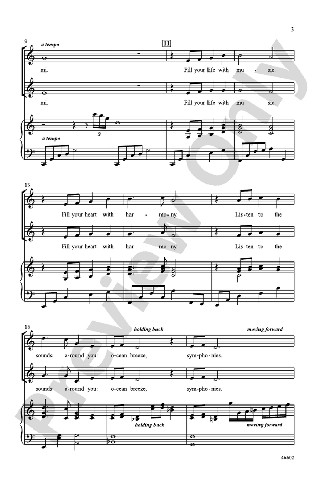 Fill Your Life with Music – 2-Part Choral Octavo (Digital Download)