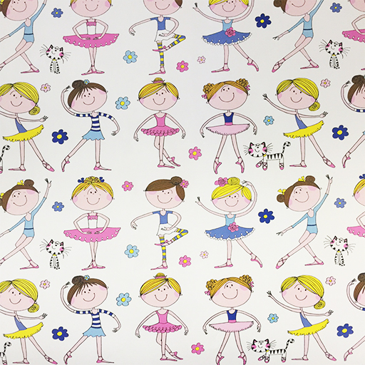 ***WAS $3.50***WRAPPING PAPER BALLET