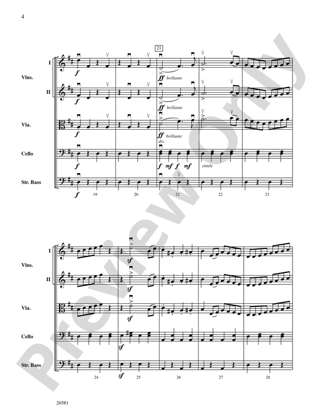 Russlan and Ludmilla – String Orchestra Conductor Score & Parts (Digital Download)