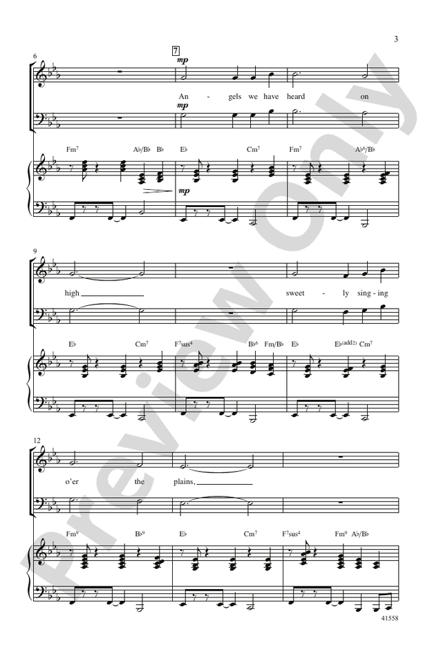 Angels We Have Heard on High – SAB Choral Octavo (Digital Download)