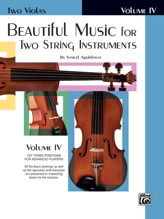 BEAUTIFUL MUSIC FOR 2 STRINGS BK 4 VLA