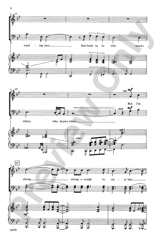He Ain't Heavy, He's My Brother – TBB Choral Octavo (Digital Download)