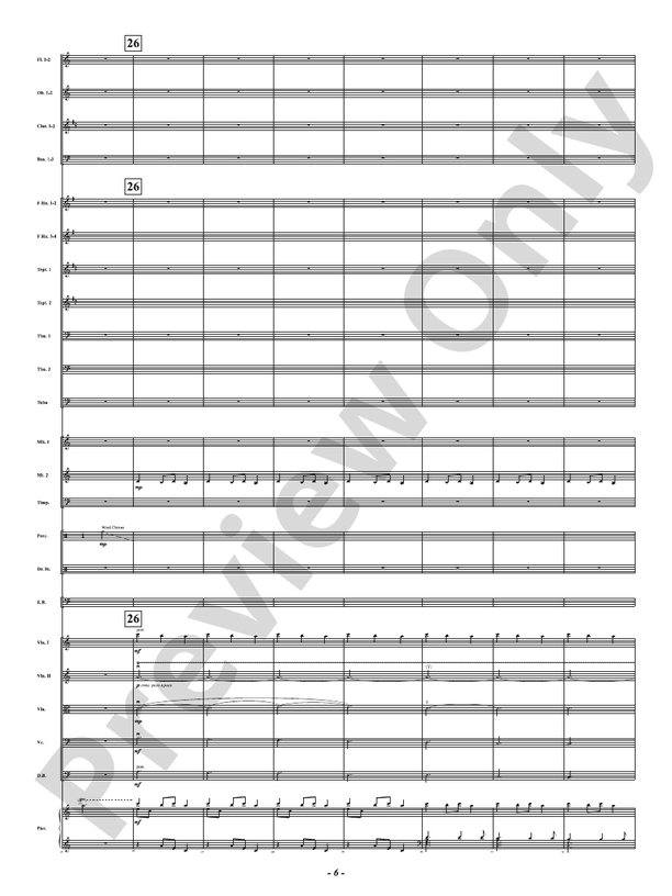 Ukrainian Bell Carol - Full Orchestra Conductor Score & Parts (Digital Download)