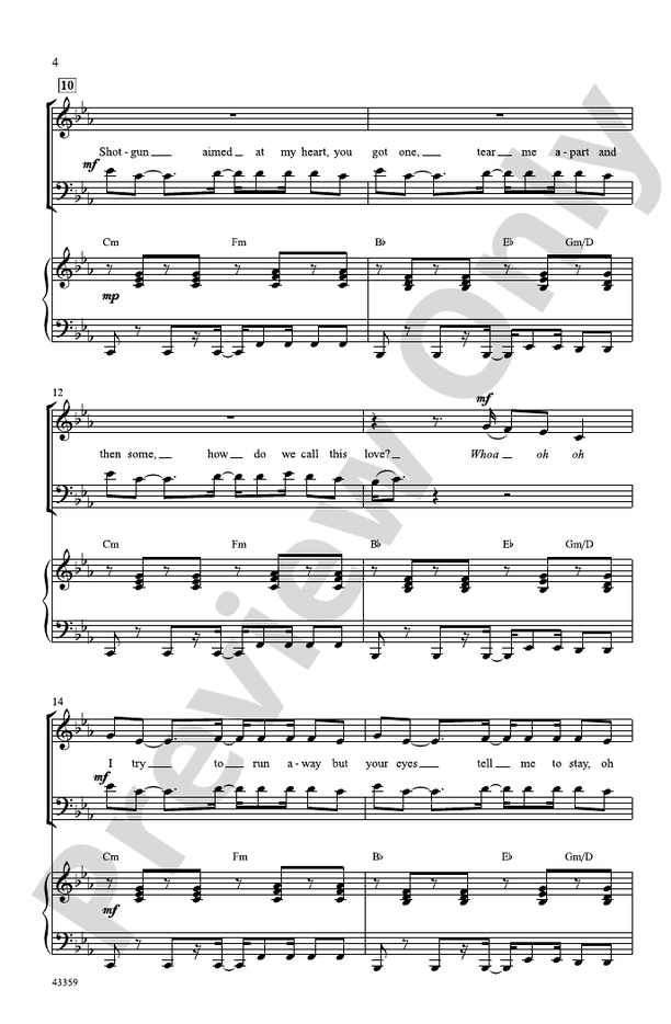 Me and My Broken Heart – SATB Choral Octavo (Digital Download)