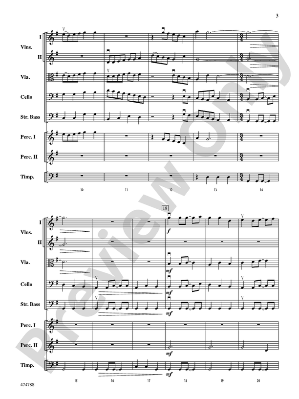 A Festival of Christmas - String Orchestra Conductor Score & Parts (Digital Download)
