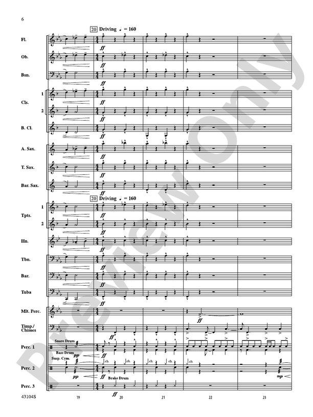 The Seventh Resolution - Concert Band Conductor Score & Parts (Digital Download)