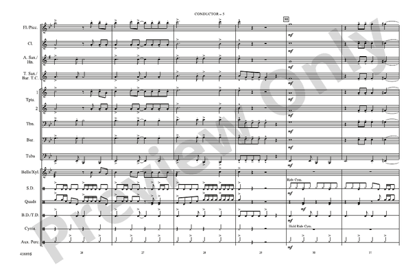 Monster Mash – Marching Band Conductor Score & Parts (Digital Download)