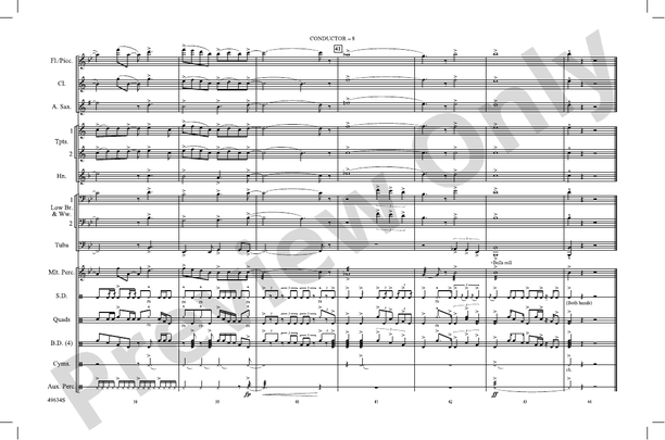 My Universe – Marching Band Conductor Score & Parts (Digital Download)