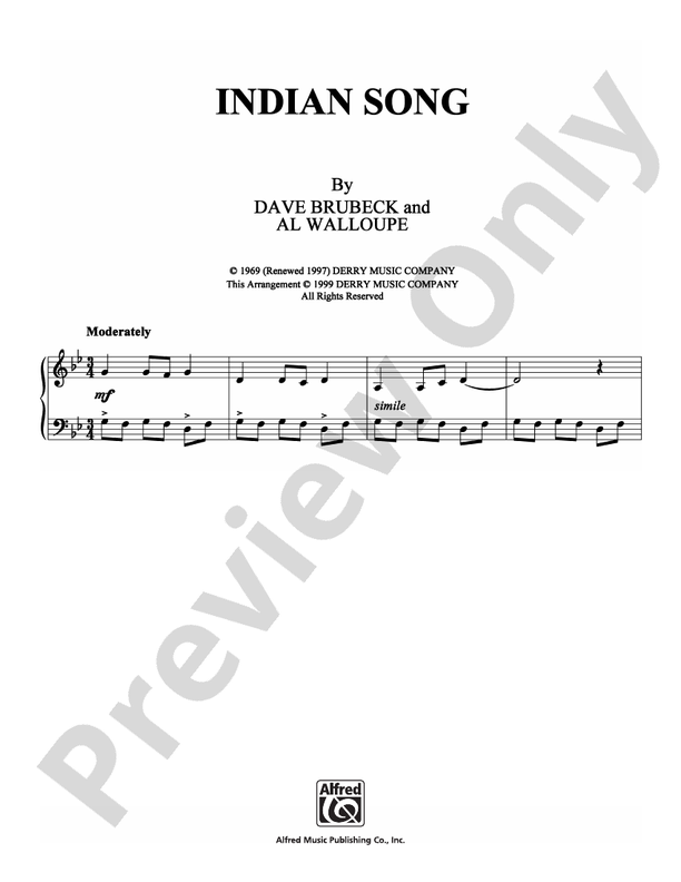 Indian Song - DSM-PS-0001003 - Piano (Digital Download)